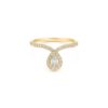 Drop wedding ring 0.70 carat - Image 3