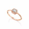 Wavy engagement ring - Image 6