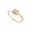 Wavy engagement ring - Image 5