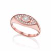 Liz signet diamond ring - Image 7