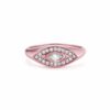 Liz signet diamond ring - Image 9