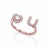 Love you to me heart diamond ring - Image 8