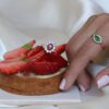 Marquise Emerald Ring – Green Gemstone - Image 6