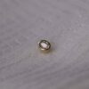 Delicate oval stud diamond earring - Image 4