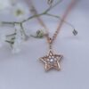 Small star diamond pendant - Image 3