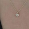 My heart classic hilo heart diamond pendant - Image 4