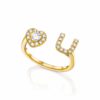 Love you to me heart diamond ring - Image 3