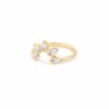 A coral marquise diamond ring - Image 3