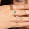 Marquise Emerald Ring – Green Gemstone - Image 8