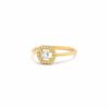 Halo emerald diamond ring - Image 3