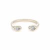 An open marquise diamond ring - Image 3