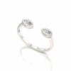 An open marquise diamond ring - Image 8