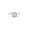 Halo emerald diamond ring - Image 9