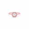 Halo emerald diamond ring - Image 10