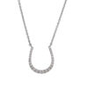 Moran diamond horseshoe pendant - Image 5