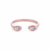 An open marquise diamond ring - Image 5