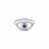 Ayan Hilo diamond and sapphire eye ring - Image 4
