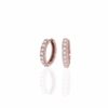Gypsy hoop earrings with Mia diamonds - Image 5