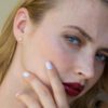 Marquise Stud Evelyn diamond earring - Image 4
