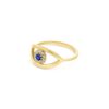 Ayan Hilo diamond and sapphire eye ring - Image 2