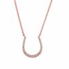 Moran diamond horseshoe pendant - Image 3