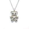 A unique bear pendant with black diamonds - Image 5