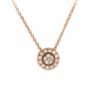 Round pendant with pouvo inlay - Image 5