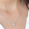 Round pendant with pouvo inlay - Image 2