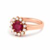 Adi engagement ring - ruby ruby - Image 5