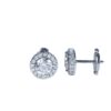 Halo earrings with inlay also on XL sides - Image 6