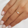 Marquise diamond ring - Image 3