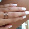 5 baguette stones ring - Image 9