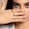 Gold ball ring1 - Image 5