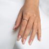 Blue sapphire semi-studded ring - Image 5