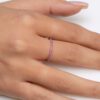 Ruby semi-studded ring - Image 2