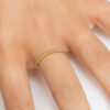 Gold ball ring1 - Image 3