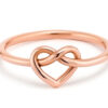 Gold heart ring - Image 2
