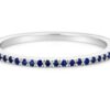 Blue sapphire semi-studded ring - Image 2