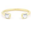 Open emerald diamond ring - Image 2