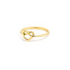 Gold heart ring - Image 5