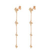 Dangling star earrings with diamonds - Image 4