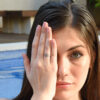 Blue eye ring with sapphire - Image 4