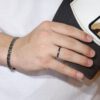 Row black diamond ring - Image 7