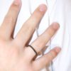 Row black diamond ring - Image 6