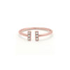 Two line diamond ring - Image 3