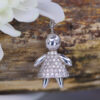 A girl's necklace with diamonds - Image 3