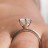 Almond engagement ring - Image 2