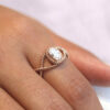 Ariel engagement ring - oval diamond - Image 5