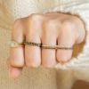A ring for two black diamond fingers - Image 7