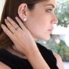 Black diamond semi-studded ring - Image 4
